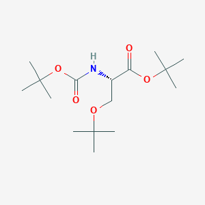 molecular formula C16H31NO5 B12280548 Boc-Ser(tBu)-OtBu 