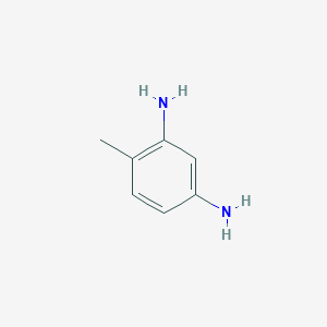 molecular formula C7H10N2<br>CH3C6H3(NH2)2<br>C7H10N2 B122806 2,4-Diaminotoluene CAS No. 95-80-7