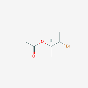 molecular formula C6H11BrO2 B12280621 3-Bromo-2-butanol acetate CAS No. 5798-81-2