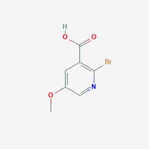 molecular formula C7H6BrNO3 B12280639 2-Bromo-5-methoxynicotinic acid 