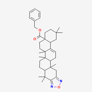 molecular formula C37H50N2O3 B12280649 Benzyl 1,2,8,8,15,22,22-heptamethyl-19-oxa-18,20-diazahexacyclo[12.11.0.02,11.05,10.015,23.017,21]pentacosa-11,17,20-triene-5-carboxylate 