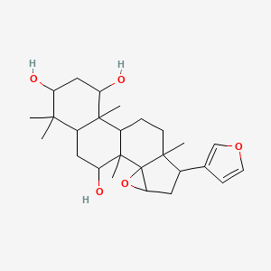 molecular formula C26H38O5 B1228078 Havanensin 