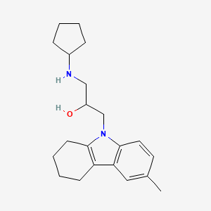 1-(Cyclopentylamino)-3-(6-methyl-1,2,3,4-tetrahydrocarbazol-9-yl)-2-propanol