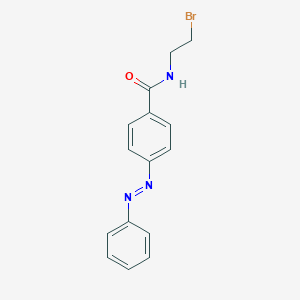 molecular formula C15H14BrN3O B012281 N-(2-bromoethyl)-4-phenyldiazenylbenzamide CAS No. 100243-23-0
