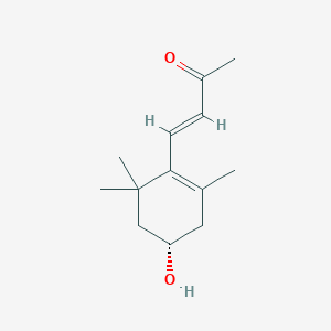 molecular formula C13H20O2 B122811 (3S)-3-Hydroxy-|A-ionone CAS No. 76739-82-7