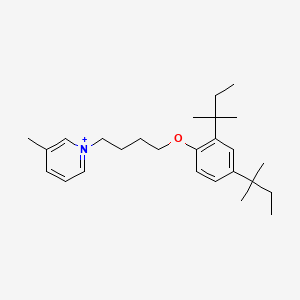 1-[4-[2,4-Bis(2-methylbutan-2-yl)phenoxy]butyl]-3-methylpyridin-1-ium