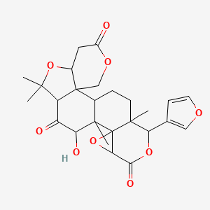 19-(Furan-3-yl)-12-hydroxy-9,9,13,20-tetramethyl-4,8,15,18-tetraoxahexacyclo[11.9.0.02,7.02,10.014,16.014,20]docosane-5,11,17-trione