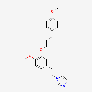 1-[2-[4-Methoxy-3-[3-(4-methoxyphenyl)propoxy]phenyl]ethyl]imidazole