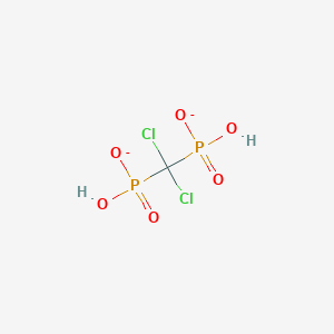molecular formula CH2Cl2O6P2-2 B1228139 Clondronate(2-) 
