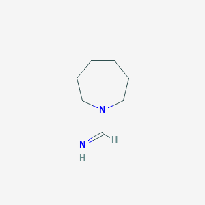molecular formula C7H14N2 B122815 Azepan-1-ylmethanimine CAS No. 158949-35-0