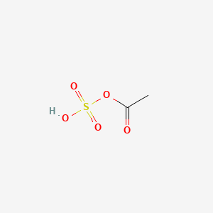 molecular formula C2H4O5S B1228153 Acetoxysulfonic acid 