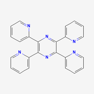 molecular formula C24H16N6 B1228157 2,3,5,6-四(2-吡啶基)吡嗪 CAS No. 25005-97-4