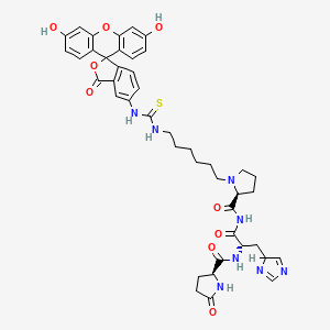 Fluorescein-thyrotropin-releasing hormone