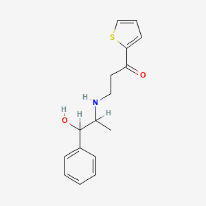 molecular formula C16H19NO2S B1228168 Thiofedrine CAS No. 28745-68-8