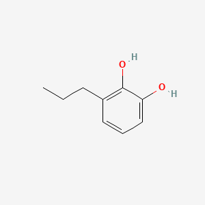molecular formula C9H12O2 B1228176 3-Propylbenzene-1,2-diol CAS No. 2896-63-1