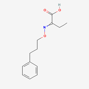 2-(3-Phenylpropoxyimino)butyric acid