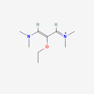 2-Ethoxy-2-propenylidene methanaminium