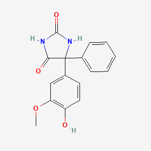 5-(4-Hydroxy-3-methoxyphenyl)-5-phenylhydantoin