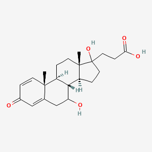 6,7-Dihydroxy-3-oxo-4-pregnene-21,17-carbolactone