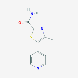 4-Methyl-5-(4-pyridinyl)thiazole-2-carboxamide