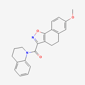 3,4-dihydro-2H-quinolin-1-yl-(7-methoxy-4,5-dihydrobenzo[g][1,2]benzoxazol-3-yl)methanone
