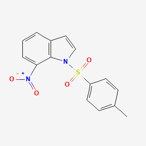 molecular formula C15H12N2O4S B12282004 7-Nitro-1-tosyl-1H-indole 