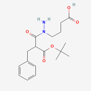 molecular formula C18H26N2O5 B12282039 Butanoic acid,4-[[2-[[(1,1-dimethylethoxy)carbonyl]amino]-1-oxo-3-phenylpropyl]amino]-, (S)-(9CI) 