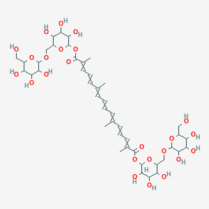 molecular formula C44H64O24 B1228210 Crocin CAS No. 39465-00-4