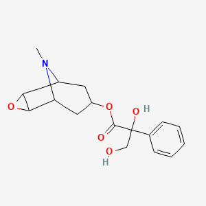 molecular formula C17H21NO5 B1228212 Anisodine 