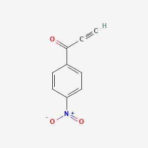 molecular formula C9H5NO3 B1228219 1-(4'-Nitrophenyl)prop-2-yn-1-one CAS No. 37176-75-3