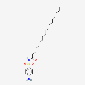 molecular formula C24H42N2O3S B1228221 Stearylsulfamide CAS No. 498-78-2