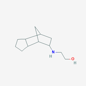 molecular formula C12H21NO B12282233 2-({Tricyclo[5.2.1.0,2,6]decan-8-yl}amino)ethan-1-ol 