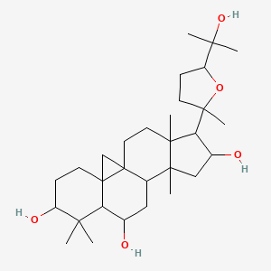 molecular formula C30H50O5 B1228239 Cycloastragenol 