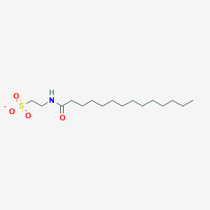 N-tetradecanoyltaurine(1-)