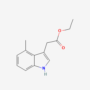 molecular formula C13H15NO2 B12282497 Ethyl 4-Methylindole-3-acetate 