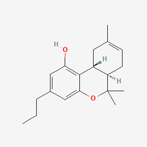 molecular formula C19H26O2 B1228268 Propyl-delta(8)-tetrahydrocannabinol CAS No. 31262-38-1