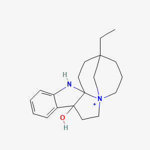 molecular formula C19H27N2O+ B1228272 Rhazidine CAS No. 15381-61-0