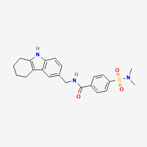 4-(dimethylsulfamoyl)-N-(6,7,8,9-tetrahydro-5H-carbazol-3-ylmethyl)benzamide
