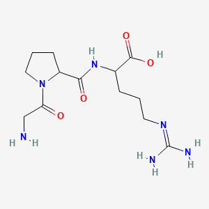 molecular formula C13H24N6O4 B12282833 Glycylprolylarginine 