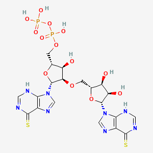 molecular formula C20H24N8O13P2S2 B1228304 Bis(mprp) CAS No. 83385-99-3