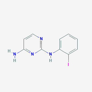 molecular formula C10H9IN4 B12283071 N2-(2-Iodophenyl)pyrimidine-2,4-diamine 