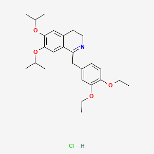 molecular formula C26H36ClNO4 B1228308 Diproteverine hydrochloride CAS No. 69373-88-2