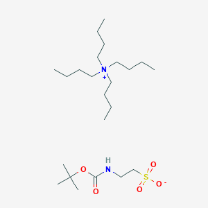 molecular formula C23H50N2O5S B12283110 Tetrabutylammonium 2-(Boc-amino)ethanesulfonate 