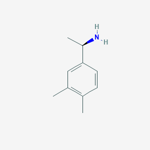 molecular formula C10H15N B12283113 (1R)-1-(3,4-dimethylphenyl)ethanamine 