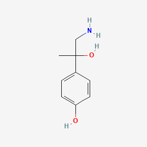 4-(1-Amino-2-hydroxypropan-2-yl)phenol