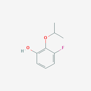 molecular formula C9H11FO2 B12283132 3-Fluoro-2-isopropoxyphenol 