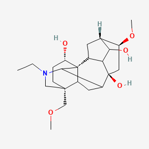 molecular formula C23H37NO5 B1228319 Isotalatizidine 