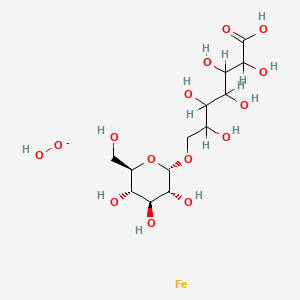 molecular formula C13H25FeO15- B1228327 Gleptoferron CAS No. 57680-55-4