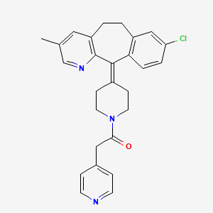 8-chloro-3-methyl-11-[1-(4-pyridylacetyl)piperidin-4-ylidene]-6,11-dihydro-5H-benzo[5,6]cyclohepta[1,2-b]pyridine