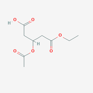 molecular formula C9H14O6 B12283586 Mono-ethyl (R)-3-acetoxyglutarate 